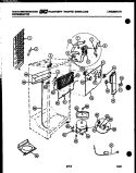 SYSTEM AND AUTOMATIC DEFROST PARTS Diagram and Parts List for RT194ZCD1  Frigidaire Refrigerator