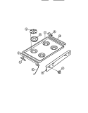 COOKTOP Diagram and Parts List for CGC4S8DXE  Gibson Range