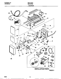 ICE MAKER Diagram and Parts List for WRT21FGAW5  Frigidaire Refrigerator