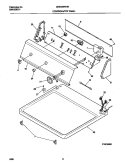 P16C0082 CONTROL PANEL Diagram and Parts List for GDE546RFS1  Gibson Dryer