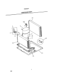 COMPRESSOR PARTS Diagram and Parts List for FAS255J2A1  Frigidaire Air Conditioner