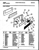 BACKGUARD Diagram and Parts List for 31-2759-00-05  Tappan Range