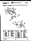 AIR CONTROL PARTS Diagram and Parts List for ED508K2  Frigidaire Dehumidifier