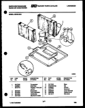 CABINET AND INSTALLATION PARTS Diagram and Parts List for AS18EL2K2  Frigidaire Air Conditioner
