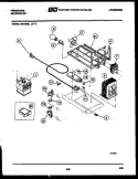 POWER CONTROL Diagram and Parts List for MC1385L2  Frigidaire Microwave