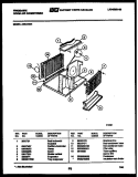 UNIT PARTS Diagram and Parts List for A08LE2N1  Frigidaire Air Conditioner