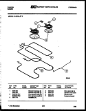 BROILER PARTS Diagram and Parts List for 31-3978-23-05  Tappan Range