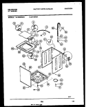 CABINET PARTS Diagram and Parts List for AW100KD1  Kelvinator Washer
