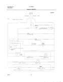 WIRING SCHEMATIC Diagram and Parts List for FRT18IC5AQ0  Frigidaire Refrigerator