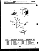ELECTRICAL PARTS Diagram and Parts List for AHW12NT2E1  Frigidaire Air Conditioner