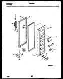 Part Location Diagram of 215700600 Frigidaire RACK-DOOR