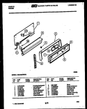 BACKGUARD Diagram and Parts List for CGC4C5WSTD  Gibson Range