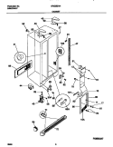 CABINET Diagram and Parts List for GRS26ZRHW0  Gibson Refrigerator