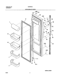 REFRIGERATOR DOOR Diagram and Parts List for GS26HSZCC3  Frigidaire Refrigerator