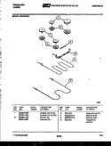 BROILER PARTS Diagram and Parts List for RS33BNL2  Frigidaire Range