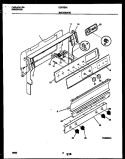 Part Location Diagram of 5303212715 Frigidaire PANEL-CONTROL