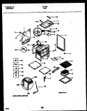 BODY PARTS Diagram and Parts List for 30-4982-23-01  Tappan Range