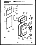 Part Location Diagram of 5303917281 Frigidaire PANEL-Refrigerator DOOR