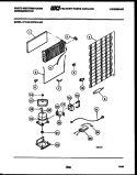 SYSTEM AND AUTOMATIC DEFROST PARTS Diagram and Parts List for RA186GCD5  Frigidaire Refrigerator