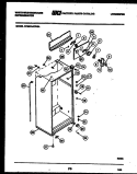 CABINET PARTS Diagram and Parts List for RTG216JCF3A  Frigidaire Refrigerator