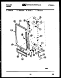 CABINET PARTS Diagram and Parts List for UF16DL3  Frigidaire Freezer