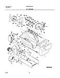 ICE CONTAINER Diagram and Parts List for WRS23MF5AS1  Westinghouse Refrigerator