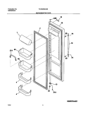 REFRIGERATOR DOOR Diagram and Parts List for PLHS238ZCB0  Frigidaire Refrigerator