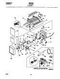 ICE MAKER Diagram and Parts List for MRS24WIFW0  Frigidaire Refrigerator