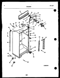 CABINET PARTS Diagram and Parts List for TSK206EN4D  Kelvinator Refrigerator