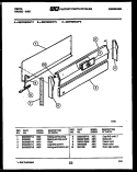 BACKGUARD Diagram and Parts List for 30DPMBWAP6  Tappan Range
