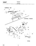CONTROLS Diagram and Parts List for TRS20WRHD1  Tappan Refrigerator