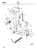 CABINET Diagram and Parts List for GRS26ZRHW2  Gibson Refrigerator