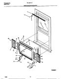 WINDOW MOUNTING PARTS Diagram and Parts List for FAL126Y1A1  Frigidaire Air Conditioner