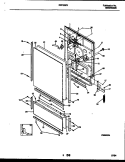 DOOR PARTS Diagram and Parts List for DW1800V1  Frigidaire Dishwasher