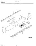 Part Location Diagram of 318106927 Frigidaire TRIM