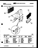 ELECTRICAL PARTS Diagram and Parts List for AL04A2NVA  Gibson Air Conditioner