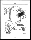 SYSTEM AND AUTOMATIC DEFROST PARTS Diagram and Parts List for ATN152BK1  Frigidaire Refrigerator