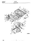 CONTROL PANEL Diagram and Parts List for FWT445GCS0  Frigidaire Washer