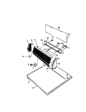 CONSOLE, CONTROLS, TOP PANEL Diagram and Parts List for DG640JXW1  Frigidaire Dryer