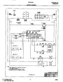 WIRING DIAGRAM Diagram and Parts List for FGF374CCSA  Frigidaire Range