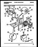 AIR, WATER AND CONDENSING PARTS Diagram and Parts List for WED50P3  Frigidaire Dehumidifier