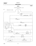 WIRING SCHEMATIC Diagram and Parts List for PLRT217TAB1  Frigidaire Refrigerator