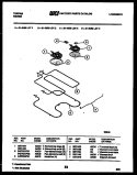 BROILER PARTS Diagram and Parts List for 31-3858-23-01  Tappan Range
