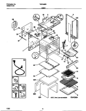 BODY Diagram and Parts List for TGF362BBBB  Tappan Range