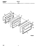 DOOR Diagram and Parts List for GEF324BFWA  Gibson Range