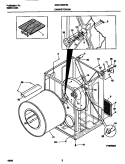 CABINET / DRUM Diagram and Parts List for GSG746RFS2  Gibson Dryer