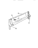 BACKGUARD Diagram and Parts List for CGC1M1DXD  Gibson Range