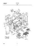 BODY Diagram and Parts List for FEF455BBB  Frigidaire Range