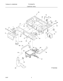 CONTROL PANEL Diagram and Parts List for FCCW3000FS0  Frigidaire Washer
