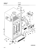 CABINET Diagram and Parts List for FRT21P5AQ3  Frigidaire Refrigerator